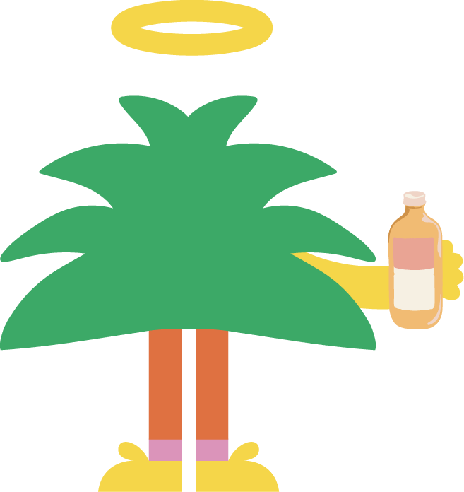 Treebert holding a Six Barrel Soda