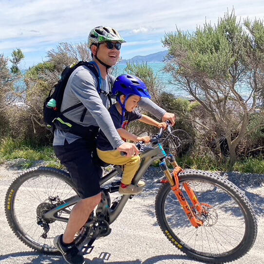 John on a bike